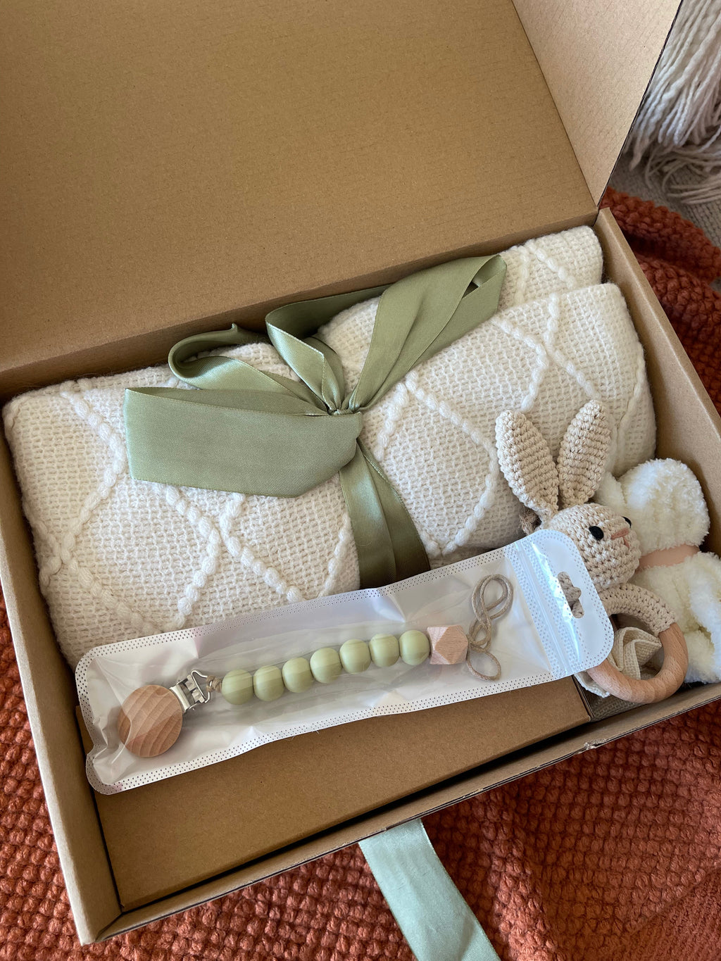 New Mom Care Package: Pink Box with Candle, Mama Mug & More - Ideal Baby Shower Gift